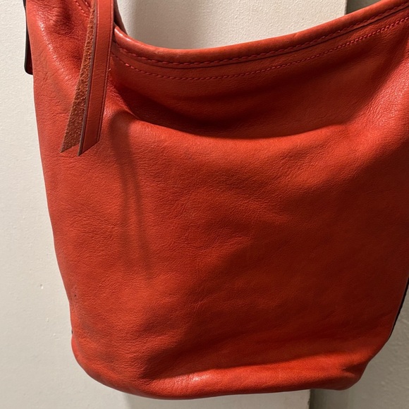 Coach 11422 dark Orange Leather Shoulder Bag - Picture 8 of 16